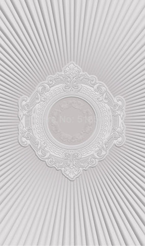 Image of Medallion and Gathered Fabric Ceiling Mural, Custom Sizes Available Maughon's