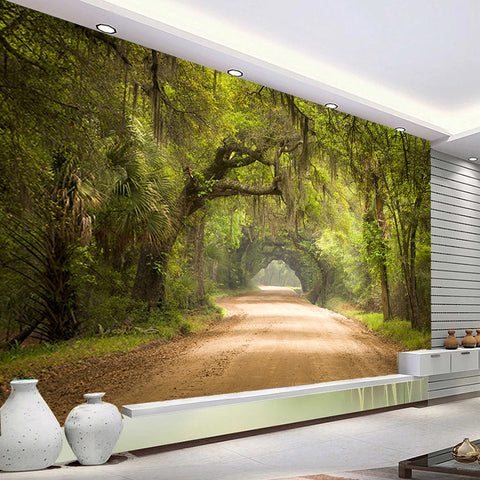 Image of Old Dirt Road Wallpaper Mural, Custom Sizes Available Wall Murals Maughon's