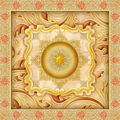 Image of Ornate Ceiling Medallion Mural, Custom Sizes Available Ceiling Murals Maughon's