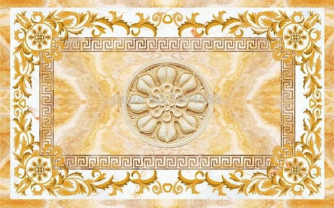 Image of Ornate Jade Pattern Ceiling Mural, Custom Sizes Available Household-Wallpaper-Ceiling Maughon's 