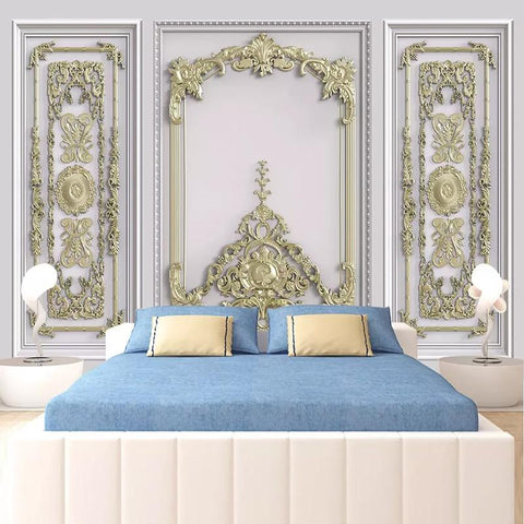 Image of Ornate Panel Wallpaper Mural, Custom Sizes Available Household-Wallpaper Maughon's