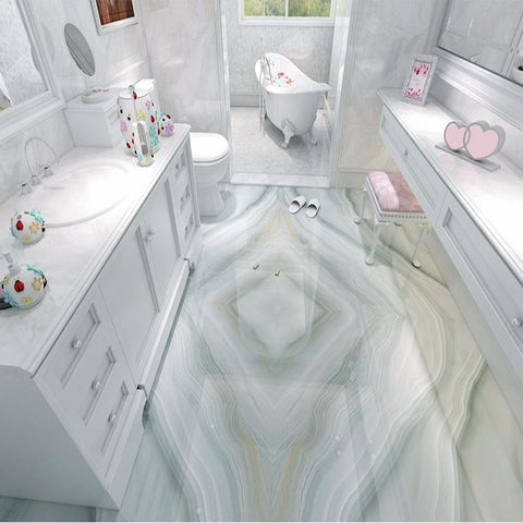 Image of Pastel Marble Vinyl PVC Floor Mural, Self Adhesive, Custom Sizes Available Household-Wallpaper-Floor Maughon's