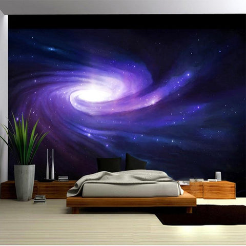 Image of Space Galaxy Wallpaper Mural, Custom Sizes Available Maughon's