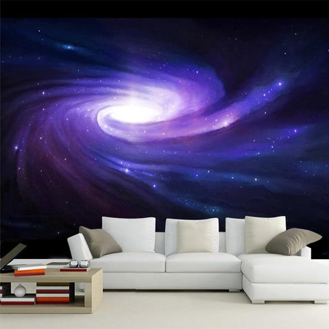 Image of Space Galaxy Wallpaper Mural, Custom Sizes Available Maughon's