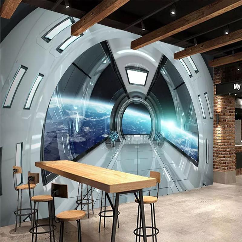 Spacecraft Capsule Wallpaper Mural, Custom Sizes Available Household-Wallpaper Maughon's