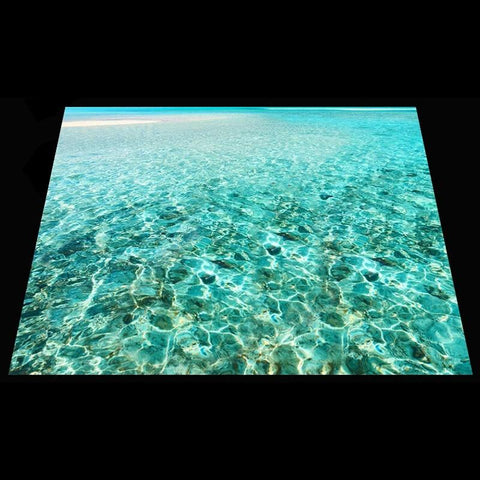 Image of Sparkling Sea Water, Self Adhesive Floor Mural, Custom Sizes Available Household-Wallpaper-Floor Maughon's