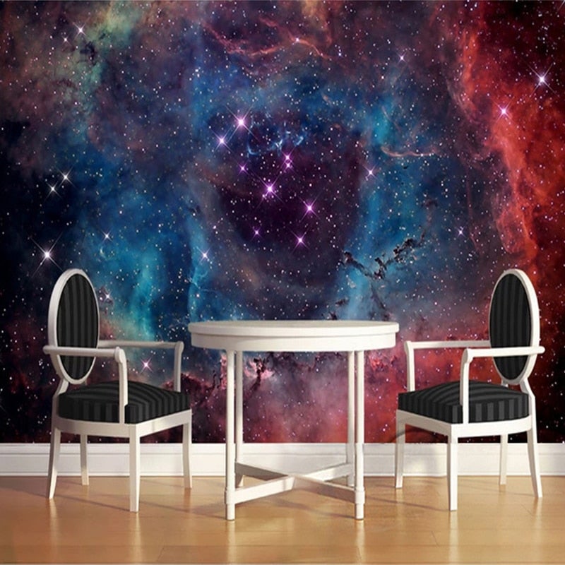 Starry Nebula Wallpaper Mural, Custom Sizes Available Wall Murals Maughon's