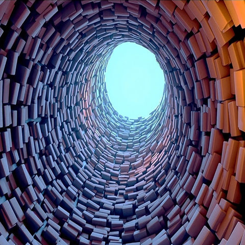 Image of Tunnel Opening Wallpaper Mural, Custom Sizes Available Wall Murals Maughon's