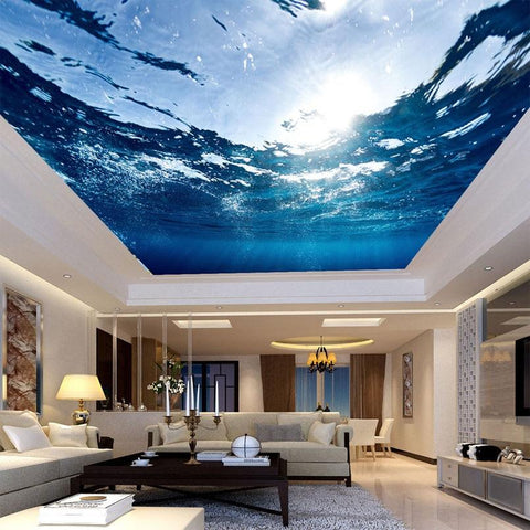 Image of Underwater Ceiling Mural, Custom Sizes Available Maughon's