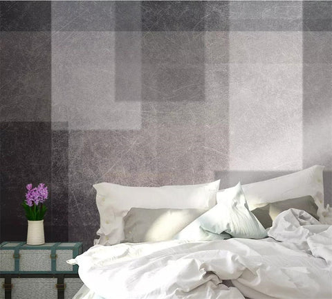 Image of Various Shades of Gray Rectangles Wallpaper Mural, Custom Sizes Available Wall Murals Maughon's