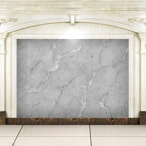 Image of Veined Gray Stone Wallpaper Mural, Custom Sizes Available Wall Murals Maughon's
