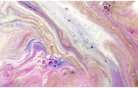 Image of Wavy Golden Marble Wallpaper Mural, Custom Sizes Available Household-Wallpaper Maughon's