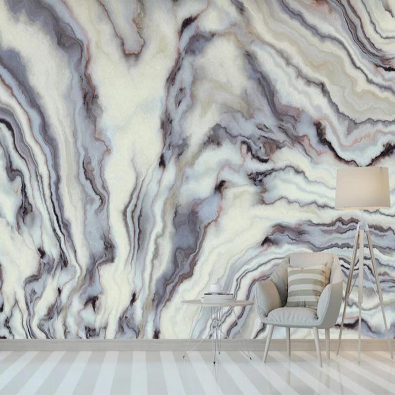 White and Purple Marble Wallpaper Mural, Custom Sizes Available Maughon's