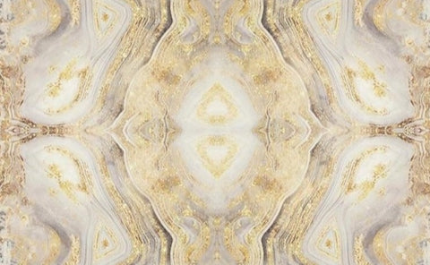 Image of Exquisite Earthtone Butterflied Marble Wallpaper Mural, Custom Sizes Available