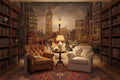 London Street Scene Wallpaper Mural, Custom Sizes Available