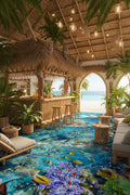 Stunning Ocean Reef Floor Mural, Custom Sizes Available