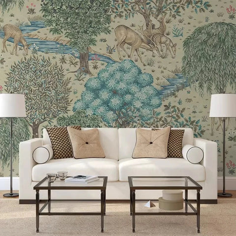 Image of Beautiful Nature Inspired Wallpaper Murals, Custom Sizes Available