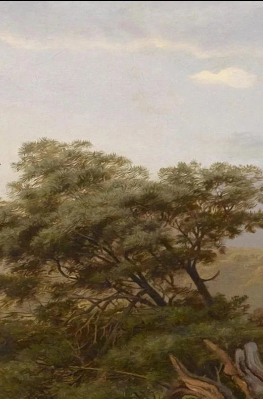 Exquisite Landscape Painting Wallpaper Mural, Custom Sizes Available
