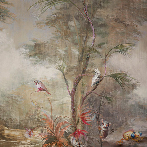 Image of Two Beautiful Tropical Landscape Wallpaper Murals, Custom Sizes Available