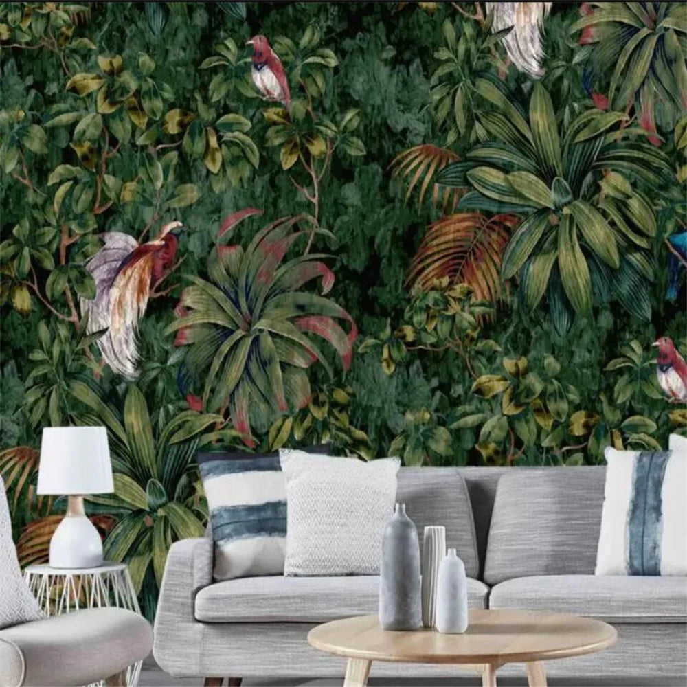 Alluring Tropical Beauty Wallpaper Murals, Custom Sizes Available
