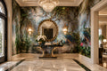 Beautiful Peacock Forest Wallpaper Mural, Custom Sizes Available