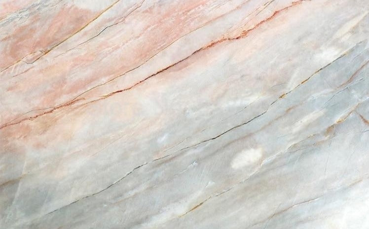 Blue/Gray/Sienna Marble Wallpaper Mural, Custom Sizes Available