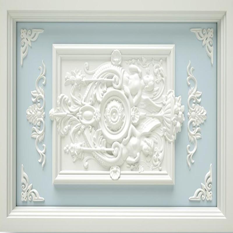 Wedgewood Ceiling Medallion Mural, Custom Sizes Available
