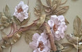 3D Relief Rose Flower Wallpaper Mural, Custom Sizes Available Household-Wallpaper Maughon's 