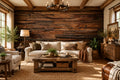 Nostalgic Wood Railroad Ties Wallpaper Mural, Custom Sizes Available
