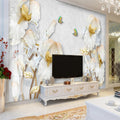 Lovely White Bearded Iris Wallpaper Mural, Custom Sizes Available