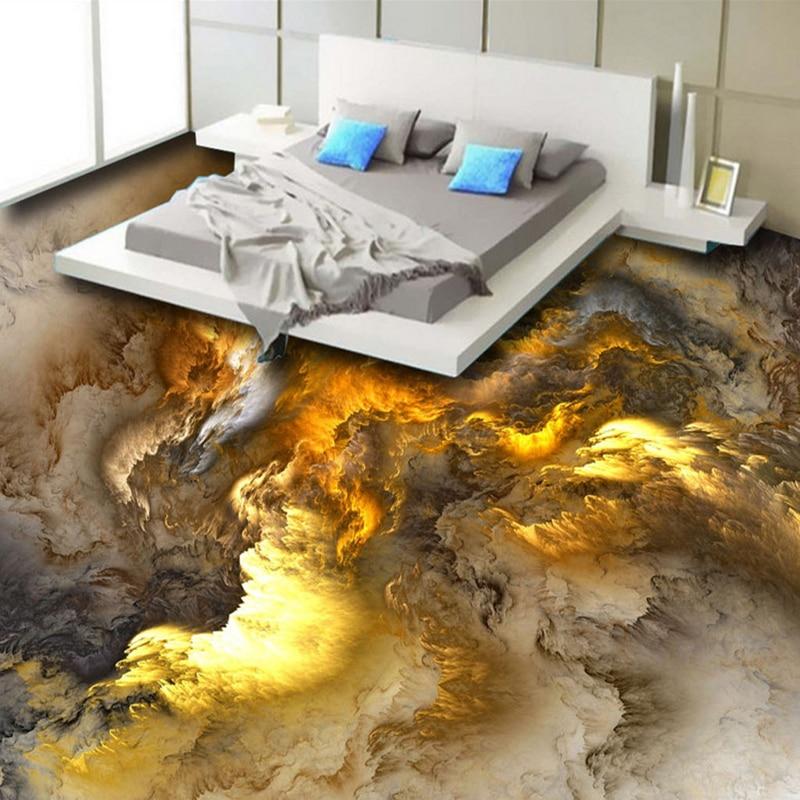 Abstract Dramatic Clouds Self Adhesive Floor Mural, Custom Sizes Available Maughon's 