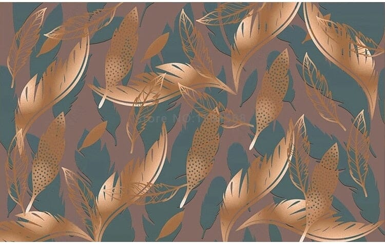 Abstract Feathers Falling Stone Blue Background, Custom Sizes Available Wall Murals Maughon's 