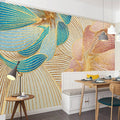 Abstract Flower Petals Wallpaper Mural, Custom Sizes Available Wall Murals Maughon's 