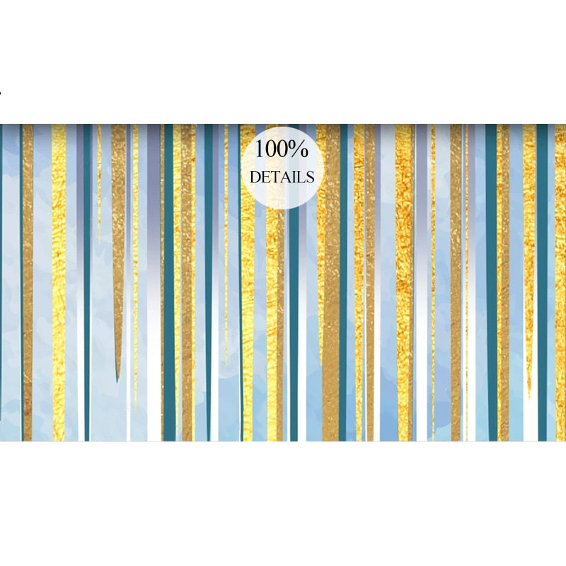 Abstract Gold Vertical Lines Wallpaper Mural, Custom Sizes Available Wall Murals Maughon's 