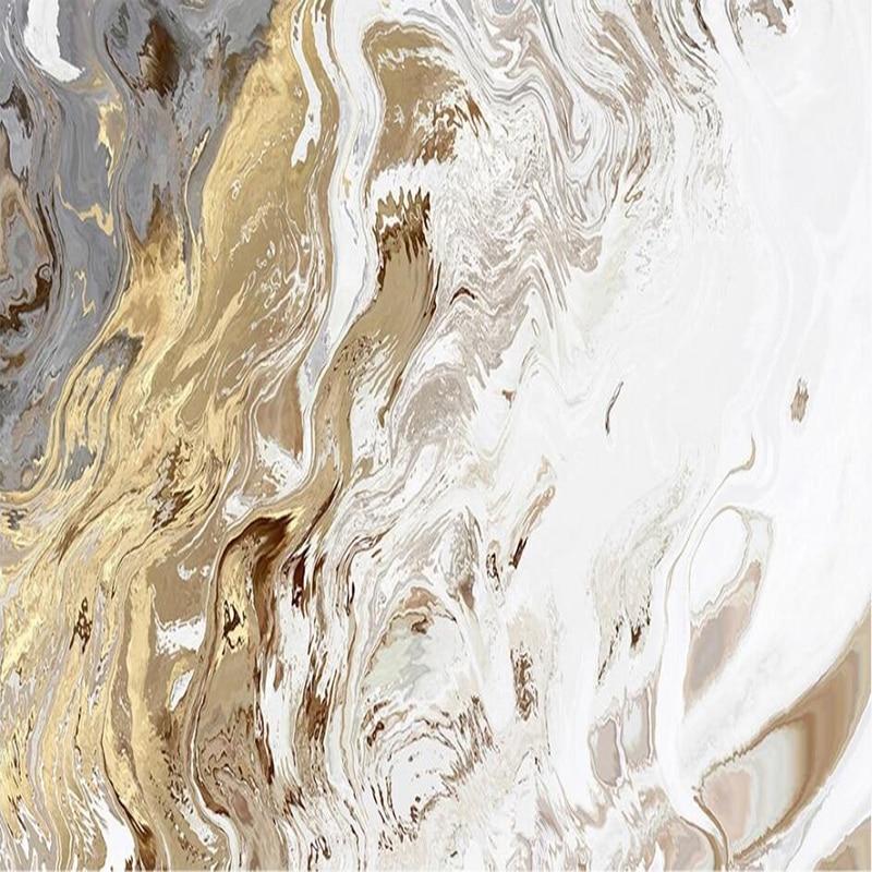 Abstract in White, Tan, Gray Wallpaper Mural, Custom Sizes Available Household-Wallpaper Maughon's 