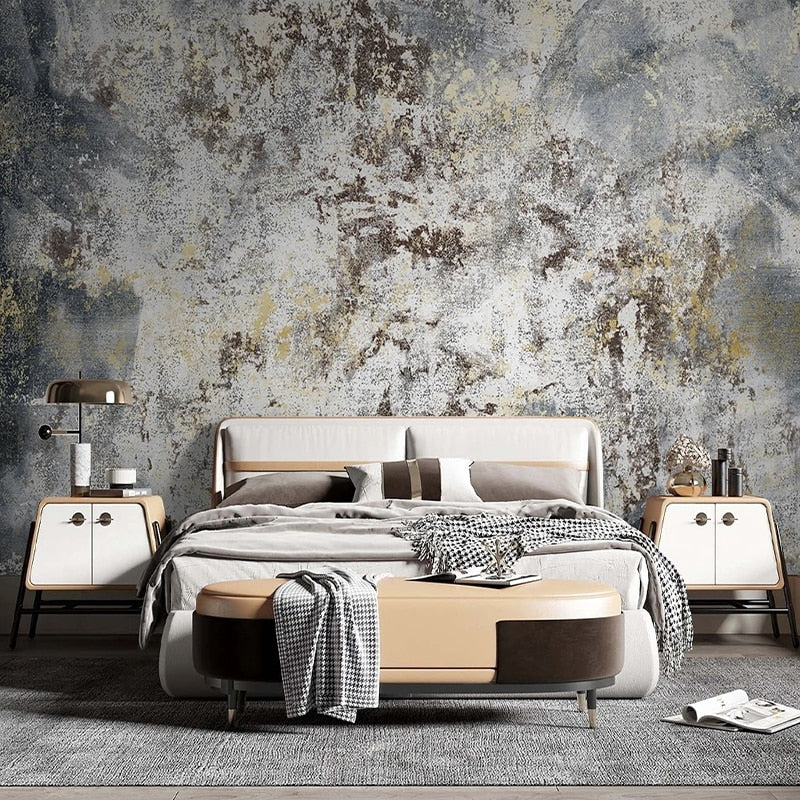 Abstract Mottled Cement Wallpaper Mural, Custom Sizes Available Wall Murals Maughon's 
