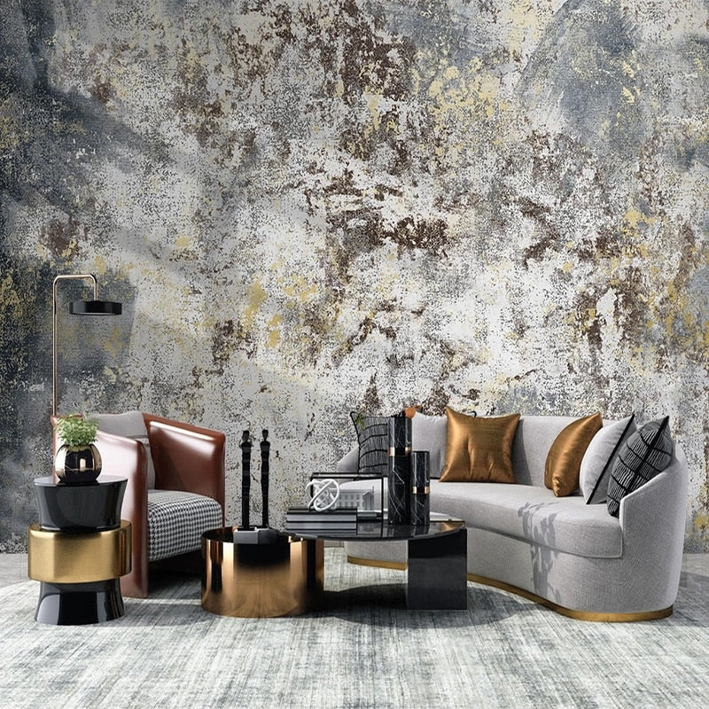Abstract Mottled Cement Wallpaper Mural, Custom Sizes Available Wall Murals Maughon's Waterproof Canvas 