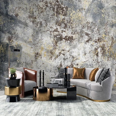Image of Abstract Mottled Cement Wallpaper Mural, Custom Sizes Available Wall Murals Maughon's Waterproof Canvas 