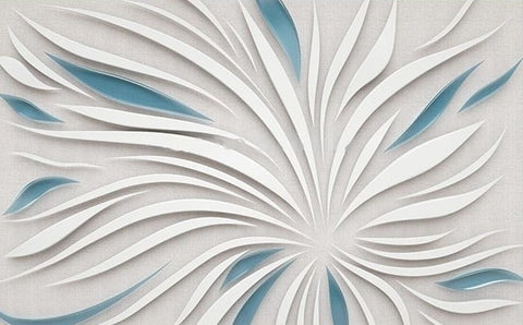 Image of Abstract Petals Wallpaper Mural, Custom Sizes Available