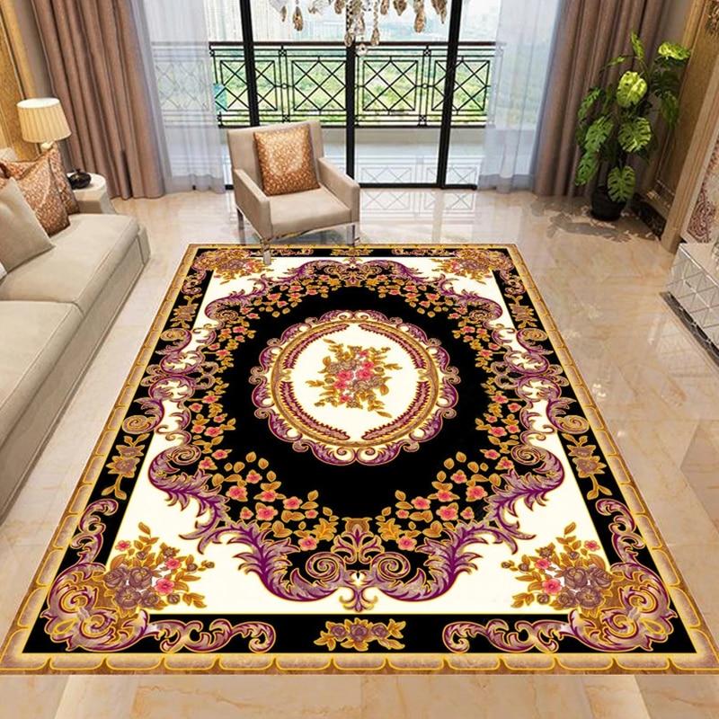 Asian Style Ornate Rug Self Adhesive Floor Mural, Custom Sizes Available Household-Wallpaper-Floor Maughon's 
