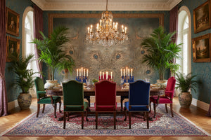 Peacock Feathers On Gray Background Wallpaper Mural, Custom Sizes Available