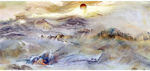 Image of Barren Landscape Wallpaper Mural, Custom Sizes Available Wall Murals Maughon's 