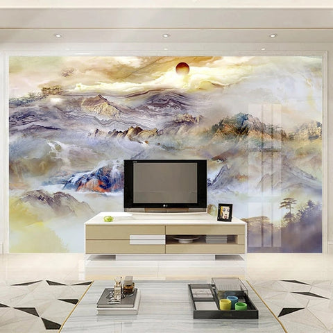 Image of Barren Landscape Wallpaper Mural, Custom Sizes Available Wall Murals Maughon's Waterproof Canvas 