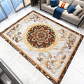 Beautiful Marble Medallion Floor Mural, Custom Sizes Available Floor Murals Maughon's 