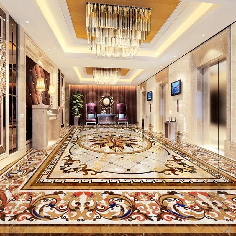 Beautiful Medallion Rug Self Adhesive Floor Mural, Custom Sizes Available Household-Wallpaper-Floor Maughon's 