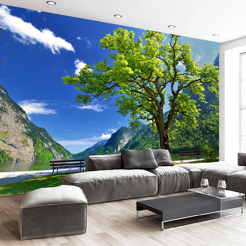 Beautiful River Valley Vista Wallpaper Mural, Customer Sizes Available Wall Murals Maughon's 