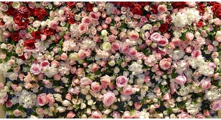 Beautiful Rose Covered Wall Botanical Wallpaper Mural, Custom Sizes Available Household-Wallpaper Maughon's 
