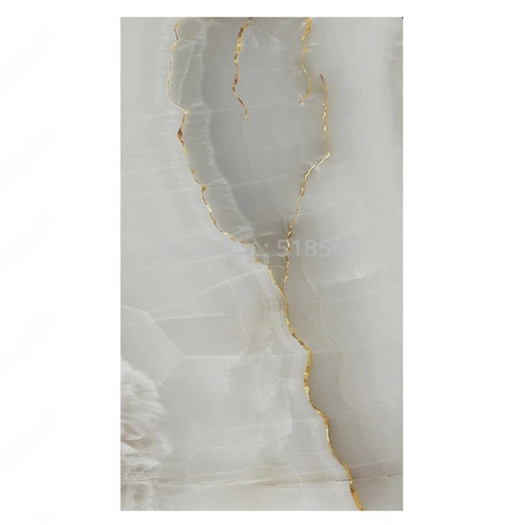 Beautiful White Marble With Gold Vein Vertical Wallpaper Mural Wall Murals Maughon's 