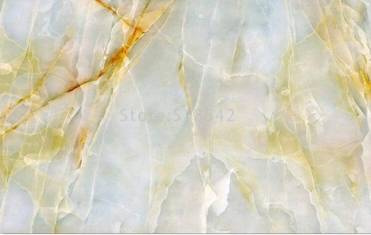 Beautiful Yellow Veined Marble Wallpaper Mural, Custom Sizes Available Wall Murals Maughon's 