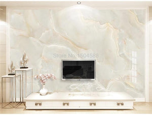 Papel pintado de mármol beige, tamaños personalizados disponibles